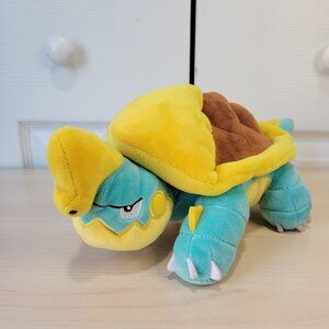 POKEMON Center Drednaw Poké Plush 14" Turtle Stuffed Plush Toy Figure RARE EUC